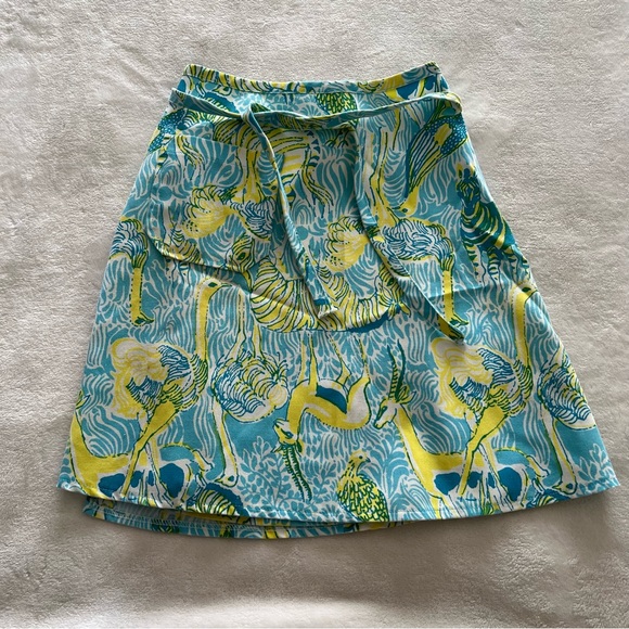 VTG Lilly Pulitzer The Minnie Skirt 1970s Rare Print SHANNON Size 7 Susie Zuzek - Picture 2 of 8